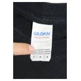 Gildan Heavy Cotton T-Shirt with Halloween Design, Size L