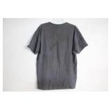 Gray T-Shirt with American Flag and Eagle Graphic