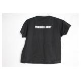Punisher Army Black T-Shirt, Size Large
