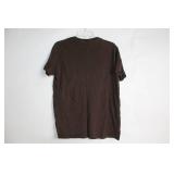 Brown Graphic T-Shirt, Size M, 100% Cotton