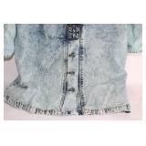 Gitano Outerwear Vintage Denim Jacket with Acid Wash Design