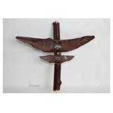 Handcrafted Native American Style Totem Pole Wall Art