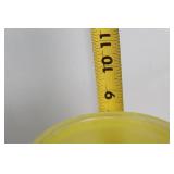 Vintage Yellow Cookie Jar with Gingerbread Design