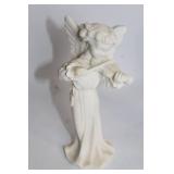 Set of 3 Decorative Figurines: Angel, Ganesha, and Candle Holder