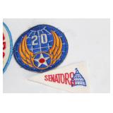 Collection of Vintage Boy Scouts and Spider Web Patches