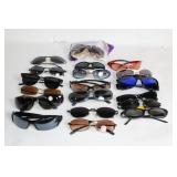 Collection of 18 Assorted Sunglasses Including Unopened Pair
