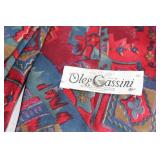 Set of 3 Silk Neckties Including Oleg Cassini and Japanese Designer