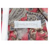 Set of 4 Silk Neckties from Halston, Pinnacle, Cama, and Alfani