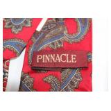 Set of 4 Silk Neckties from Halston, Pinnacle, Cama, and Alfani