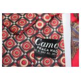 Set of 4 Silk Neckties from Halston, Pinnacle, Cama, and Alfani