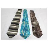 Set of 3 Silk Ties - Mosaic, Spotted Apparel, Pertini Brands