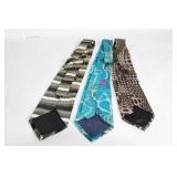 Set of 3 Silk Ties - Mosaic, Spotted Apparel, Pertini Brands