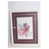 Framed Angel Art Print by TineffeAnna in White Frame