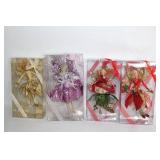 Set of 4 Fairy Figurines with Gift Boxes