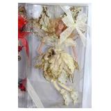 Set of 4 Elegant Fairy Ornaments in Gift Boxes
