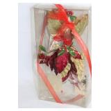 Set of 4 Christmas Fairy Ornaments in Decorative Boxes