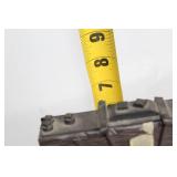 Vintage Glass Bell Utah Bicentennial 1976 with Brown Plastic Mount