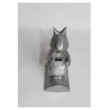 Vintage Metal Squirrel Nutcracker with Lever Mechanism