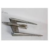 Vintage Metal Airplane Hood Ornament