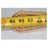 Unique Bowling Pin Shaped Cribbage Board and Bottle with Deer Design