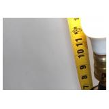 Pair of Vintage Striped Table Lamps with Bulbs