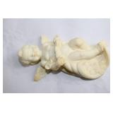 Set of 3 Vintage Cherub Wall Plaques