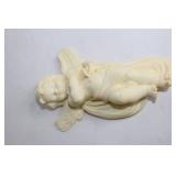 Set of 3 Vintage Cherub Wall Plaques