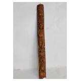 Carved Wooden Architectural Column by Clifford Art Studio