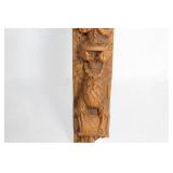 Carved Wooden Architectural Column by Clifford Art Studio