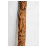 Carved Wooden Architectural Column by Clifford Art Studio