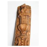 Carved Wooden Architectural Column by Clifford Art Studio