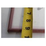 Framed Cross-Stitch Art Featuring Bunnies and Butterfly