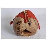 Handcrafted Coconut Pirate Decor with Bandana