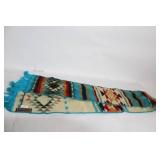 Set of 2 Soft Acrylic Scarves with Geometric Patterns