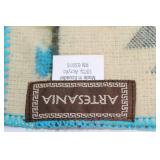 Set of 2 Soft Acrylic Scarves with Geometric Patterns