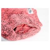 Malibu Classic Cotton Mini Skirt with Abstract Pink Design, Size XS