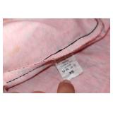 Malibu Classic Cotton Mini Skirt with Abstract Pink Design, Size XS