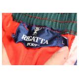 Regatta Sports Red Elastic Waist Pants Size L