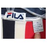 Vintage Fila Italia Striped Polo Shirt XL