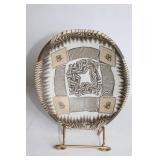 Vintage Decorative Plate with Stand - 8" Diameter