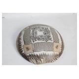 Vintage Decorative Plate with Stand - 8" Diameter