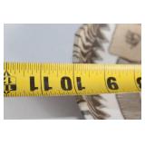 Vintage Decorative Plate with Stand - 8" Diameter