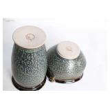 Set of 2 Royce Yoder Pottery Pieces with Glazed Finish