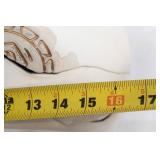 Artisan Decorative Ceramic Vase with Intricate Carvings