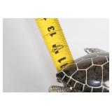 Decorative Sculpture of Turtle Trio on Coral