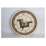 Vintage 1992 Michael Lennis Southwestern Wall Clock