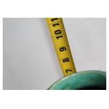 Unique Glazed Ceramic Vase with Abstract Design