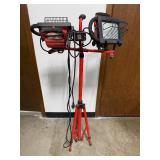 Craftsman Dual Head Work Light on Adjustable Tripod