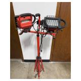 Craftsman Dual Head Work Light on Adjustable Tripod