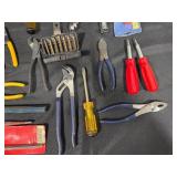 Extensive Hand Tool Collection Including Wrenches and Screwdrivers